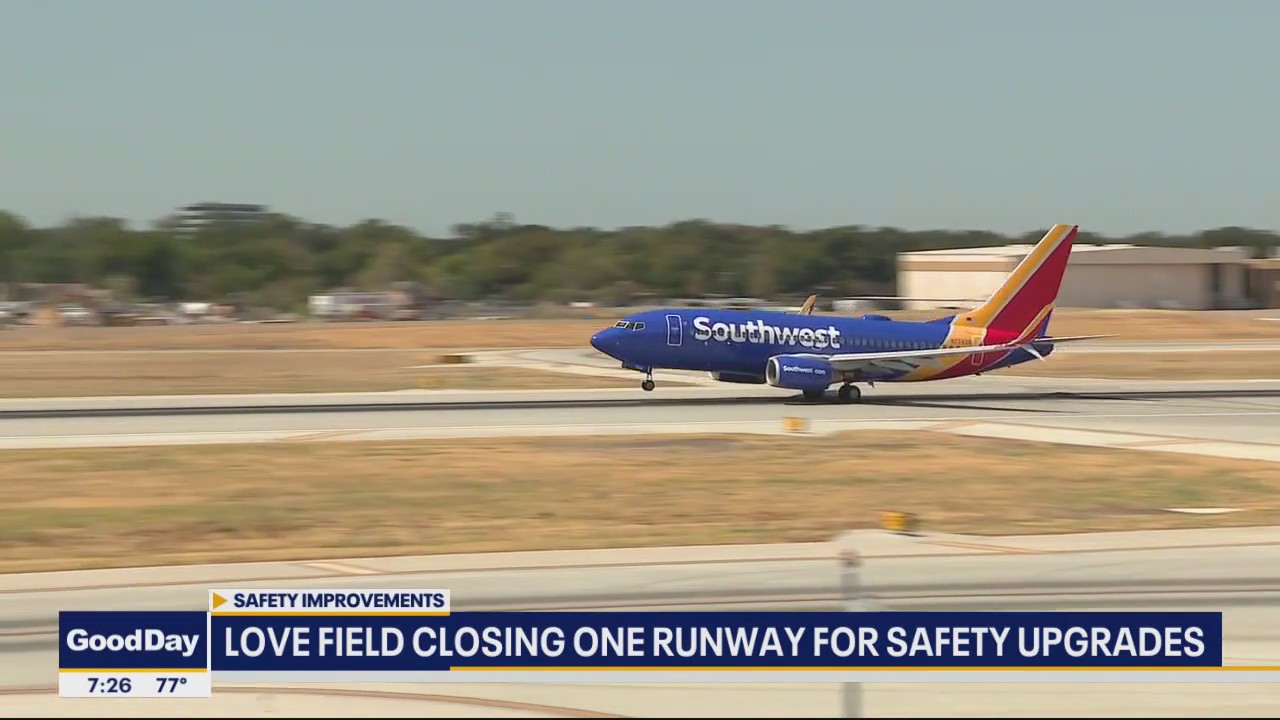 Love Field closes a major runway for upgrades