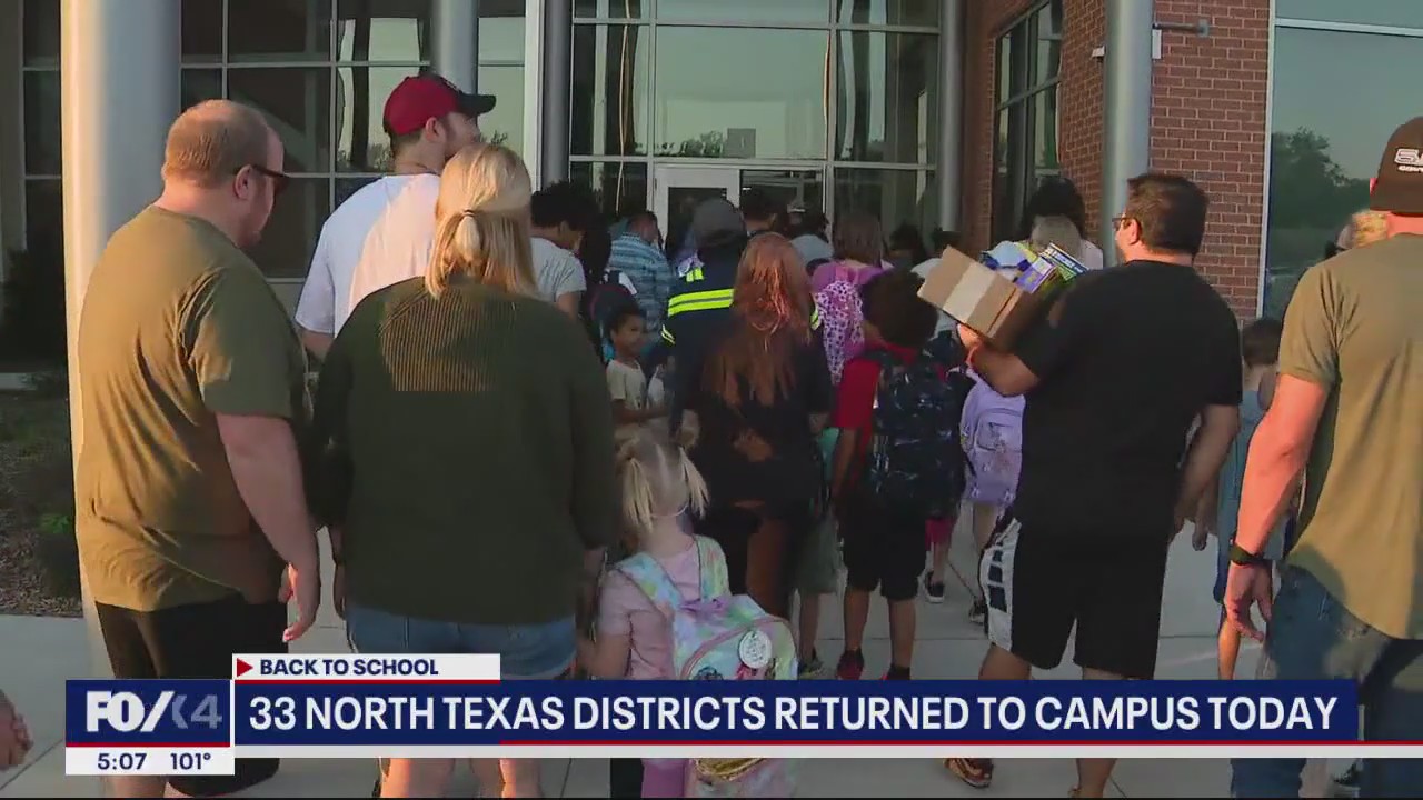 Denton ISD students return to school