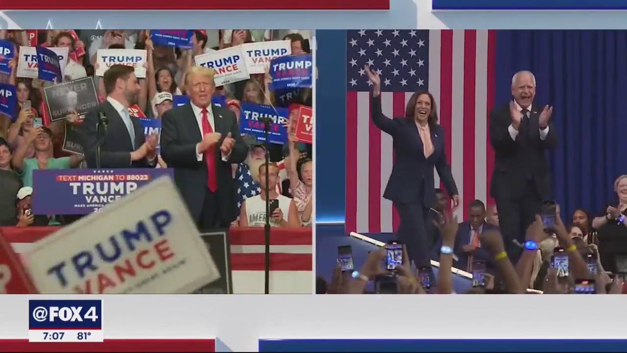 Trump reacts to Harris' VP pick: 'I'm thrilled'