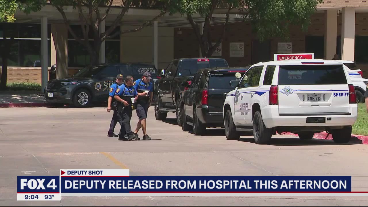 Deputy released from hospital after being shot