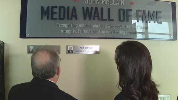 Mark Berman inducted into the Houston Texans' Media Wall of Fame