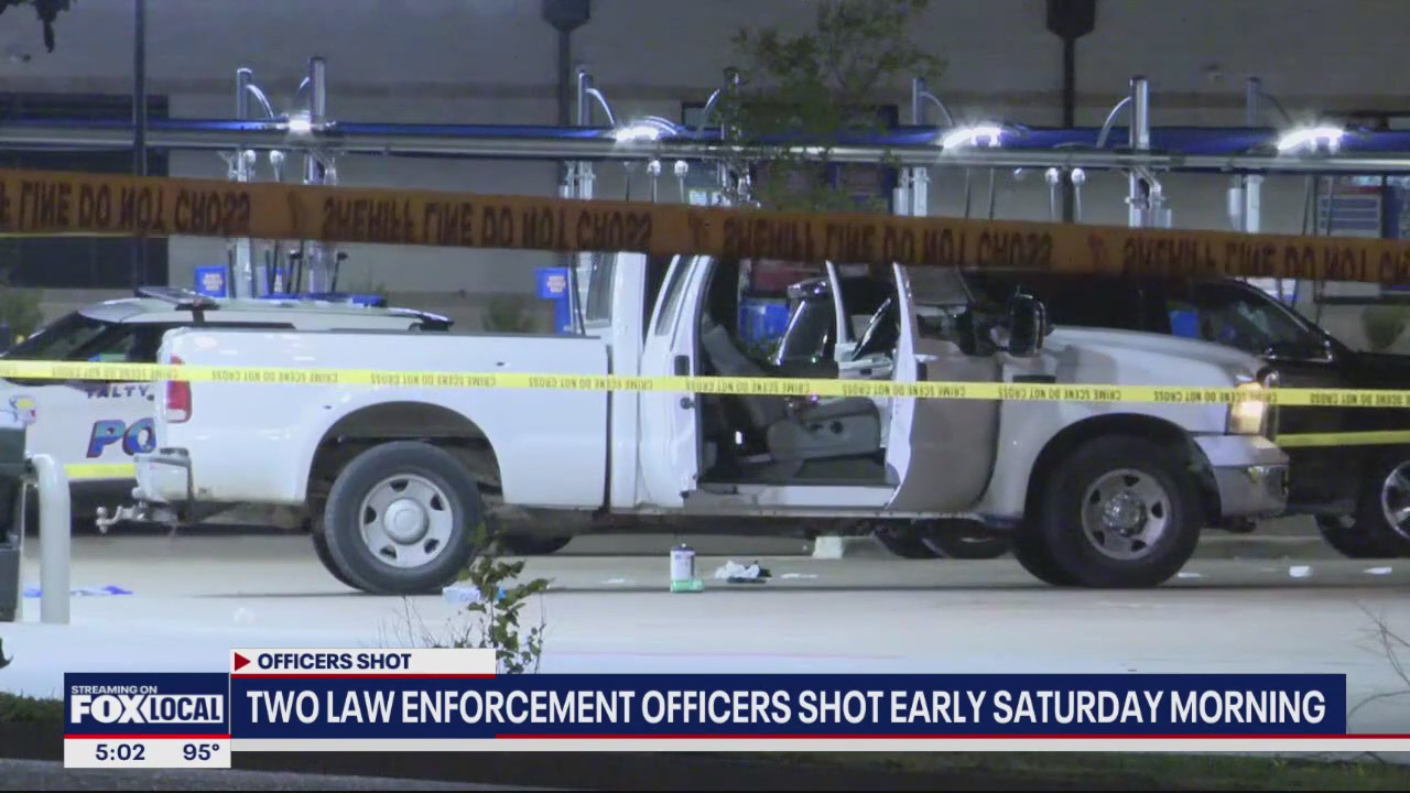2 officers shot, suspect killed in Forney shooting