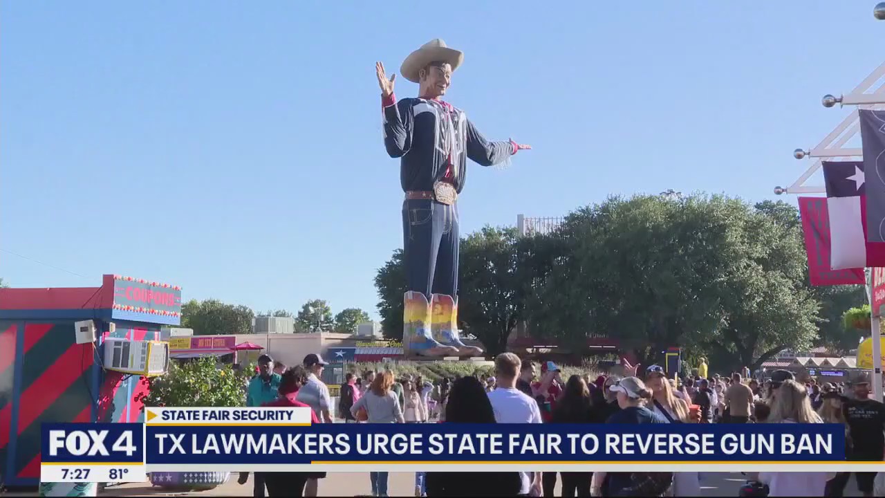 Lawmakers want State Fair of Texas to reverse gun ban