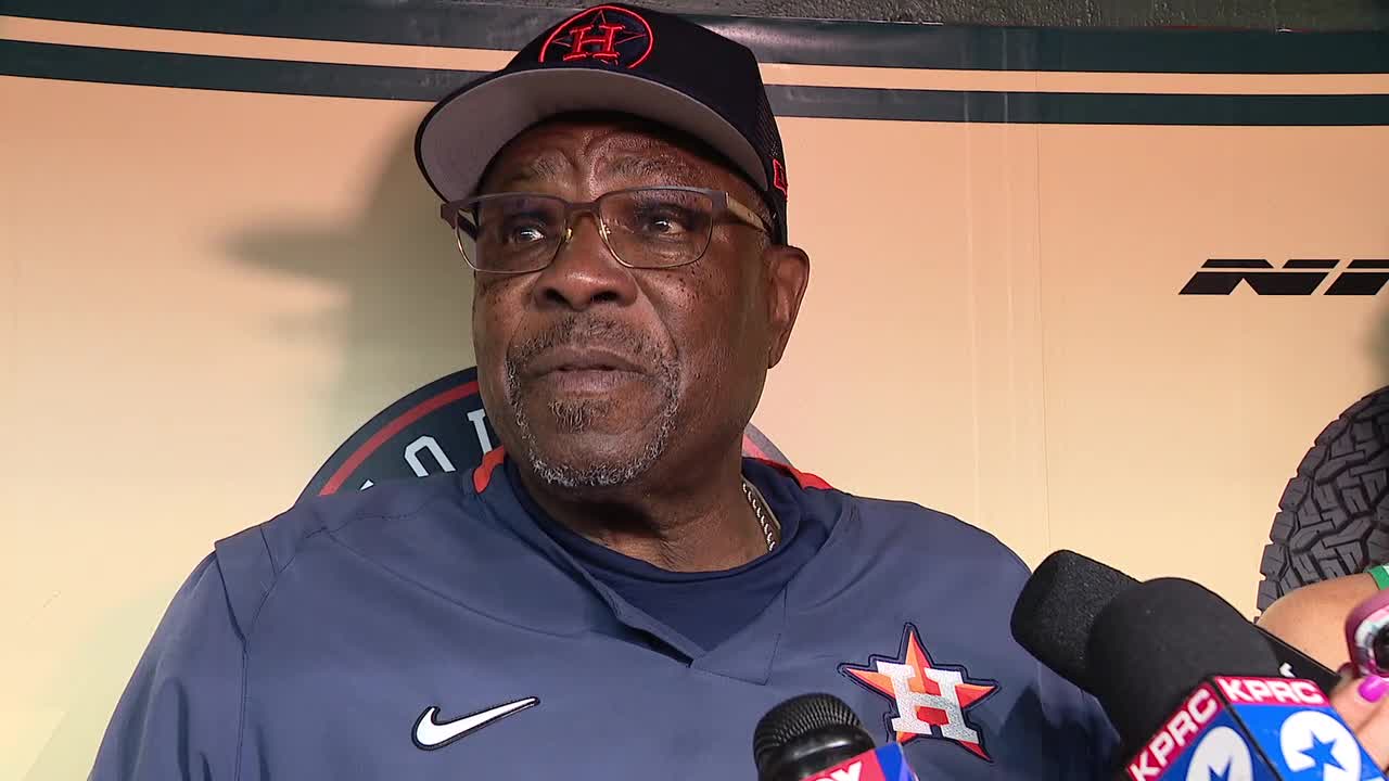 Dusty Baker discussion Jose Altuve injury