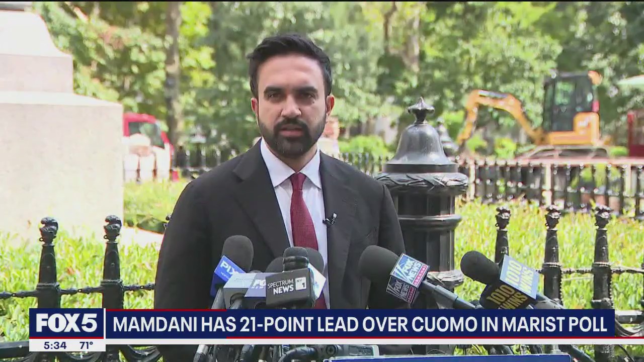 Mamdani widens lead as Cuomo, Adams trail in new Marist poll