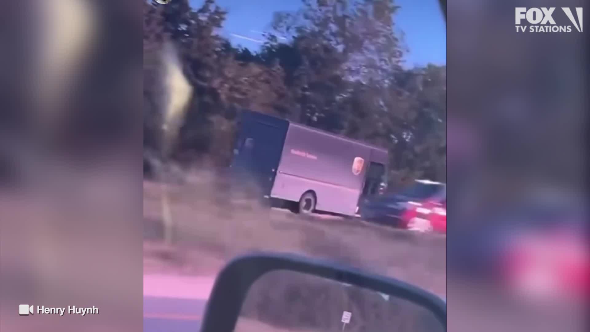 UPS driver crashes after passing out due to heat: Union