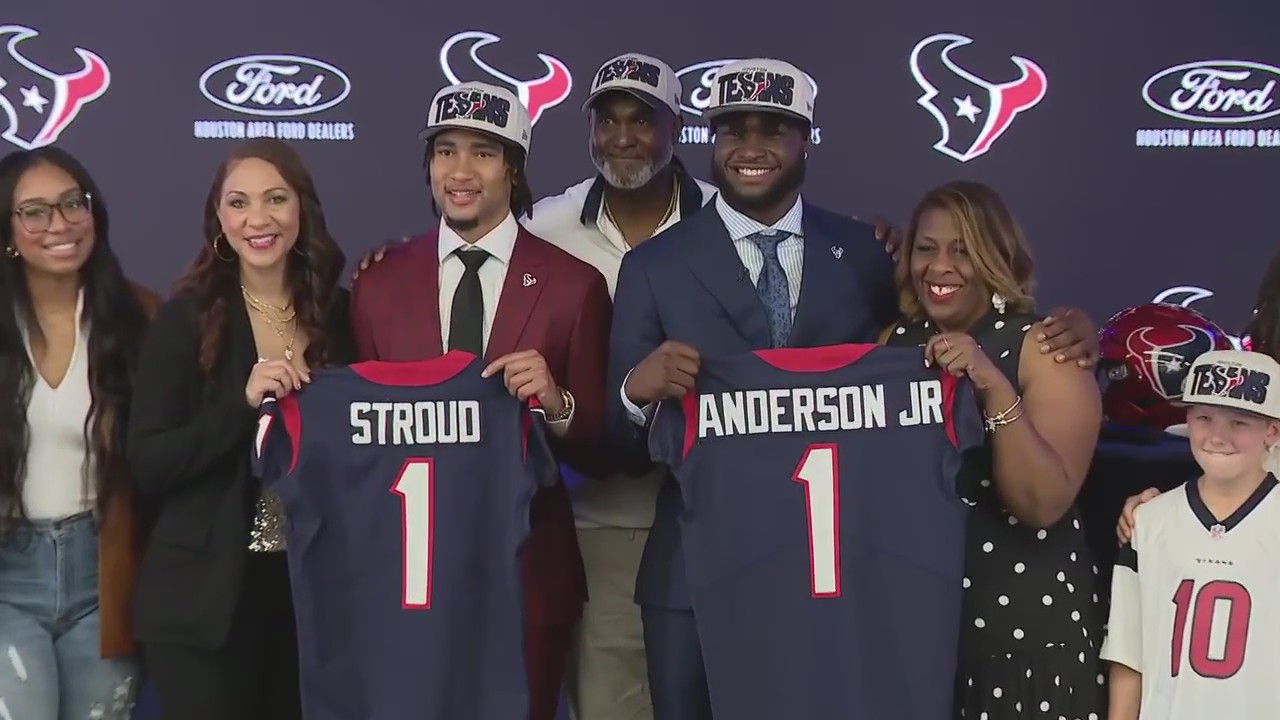 2023 NFL Draft: C.J. Stroud and Will Anderson Jr. introduced to Houston Texans fans