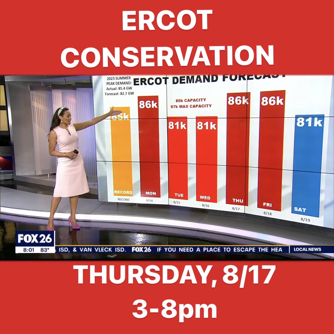 ERCOT issues conservation notice; Lina deFlorias explains why