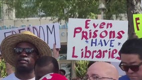 Protests over Houston ISD plan for libraries