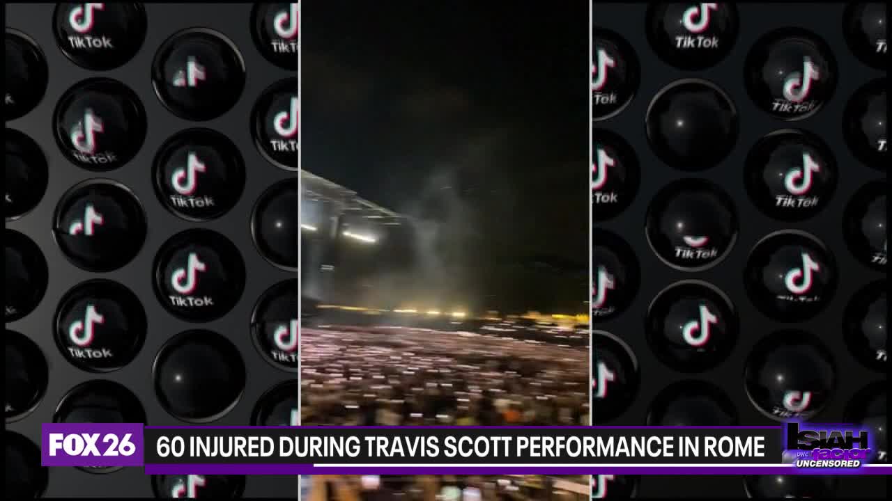 60 injured during Travis Scott performance in Rome