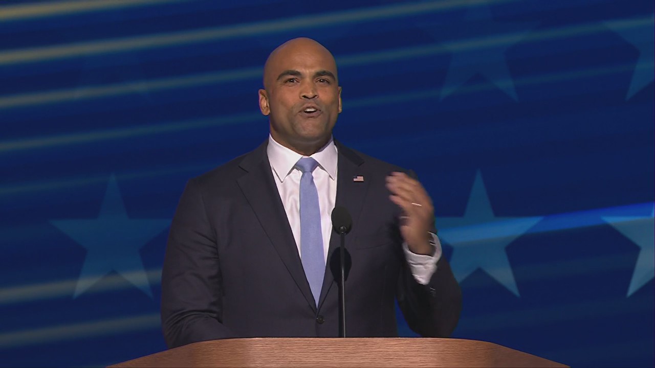 NTX Congressman Colin Allred speaks at DNC