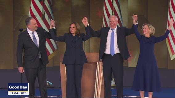 DNC: Harris officially accepts nomination on Day 4