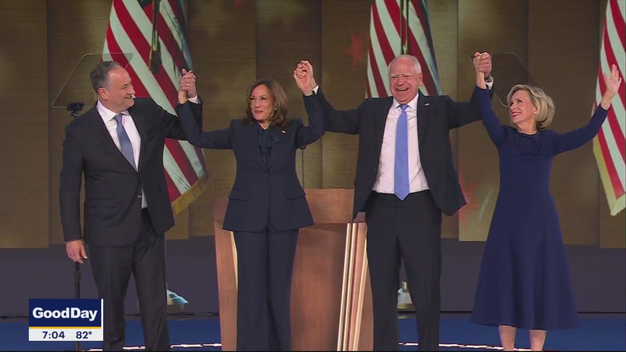 DNC: Harris officially accepts nomination on Day 4