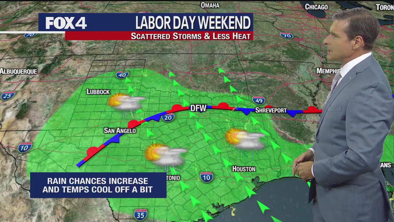 Dallas weather: August 28 evening forecast