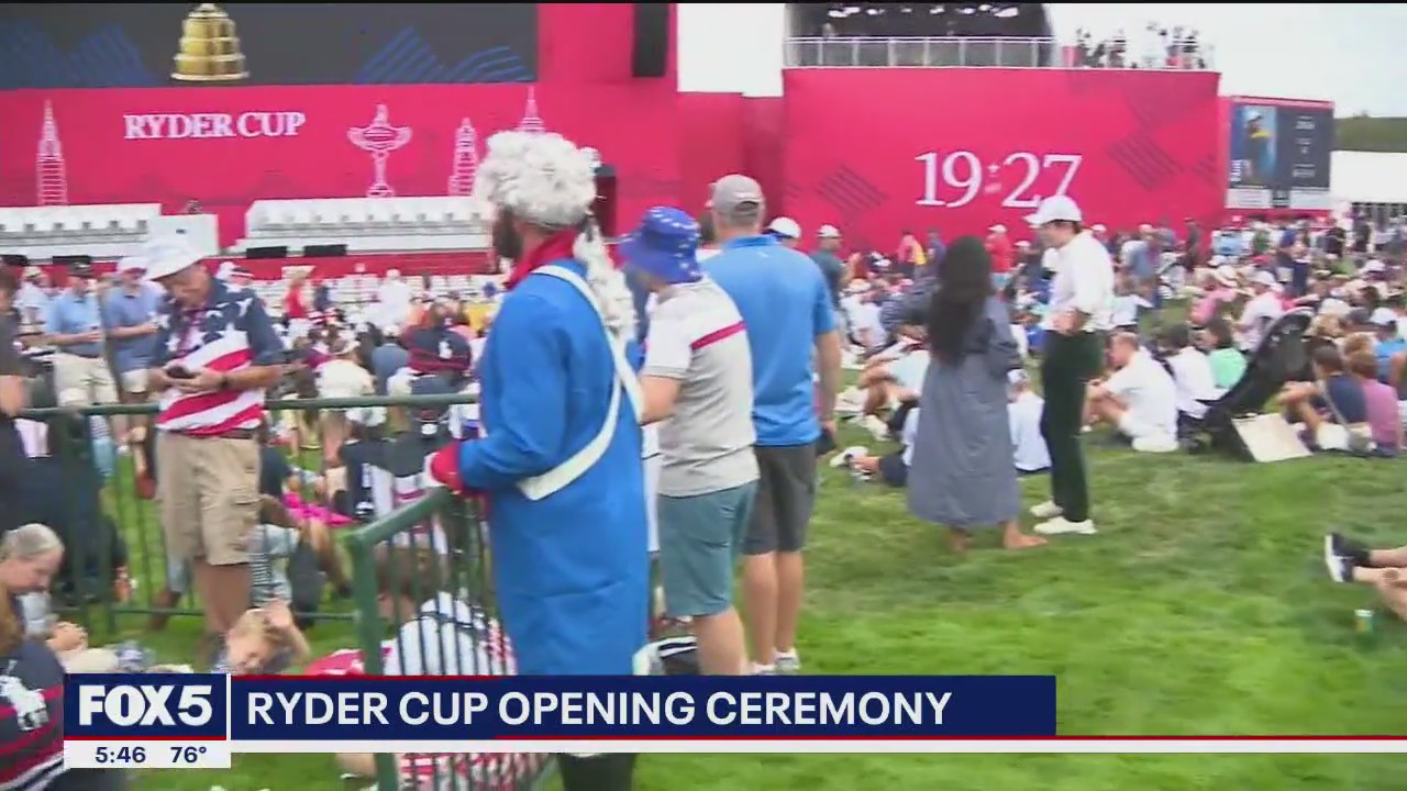 Ryder Cup opening ceremony