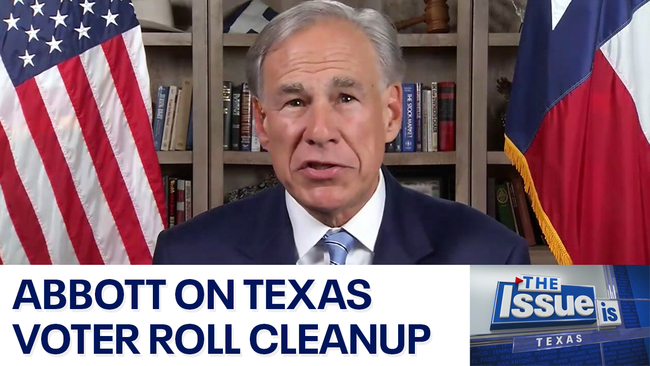 Gov. Abbott on 1M+ removed from Texas voter rolls