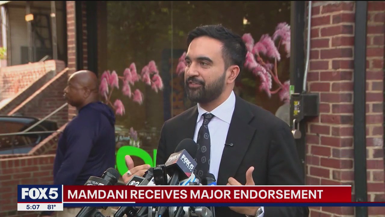 Mamdani receives endorsement from Kamala Harris