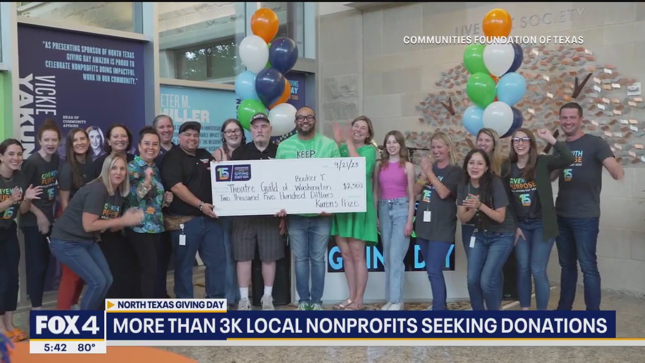 North Texans encouraged to give to charities today