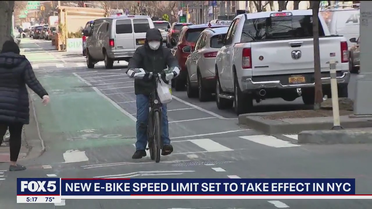 New e-bike and e-scooter speed limit to take effect in NYC