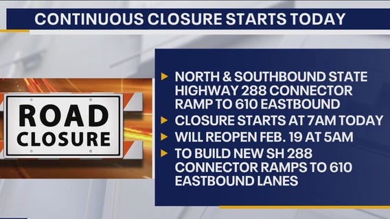 Traffic closures this weekend