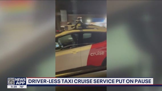 Driverless taxi service Cruise put on pause