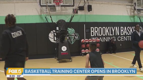Grand opening of Brooklyn Basketball Training Center, 75,000-square-feet overlooking Manhattan Skyline