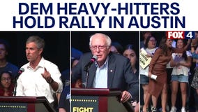 Dem leaders hold rally at UT Austin