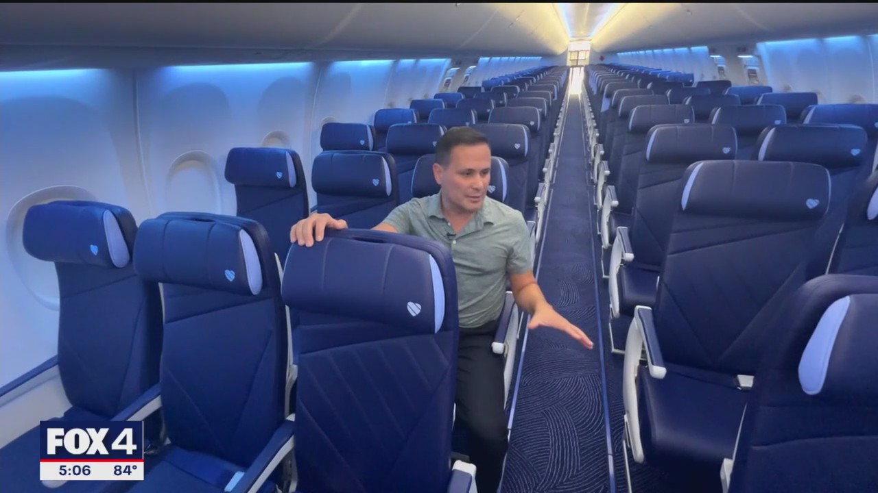 A look inside Southwest Airlines' new planes