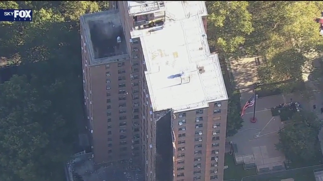 Building partially collapses in the Bronx