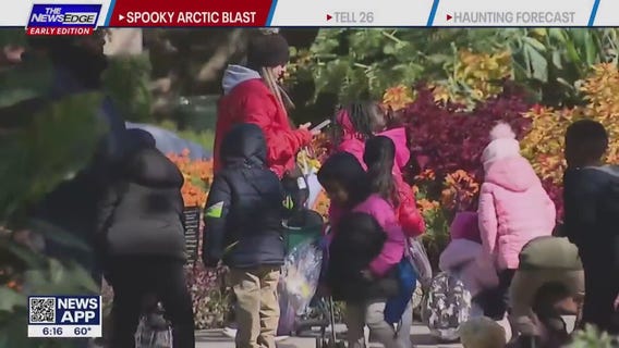 Arctic blast chills Trick-or-Treaters