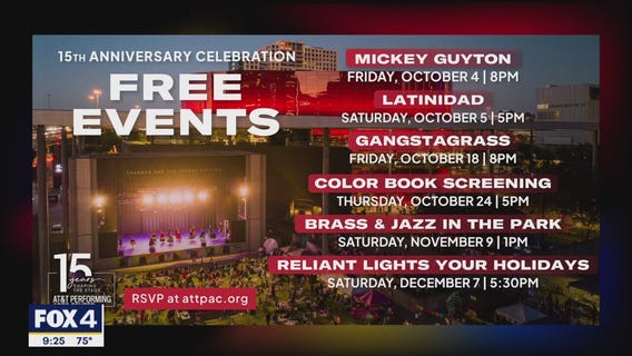 AT&T Performing Arts Center hosting free events