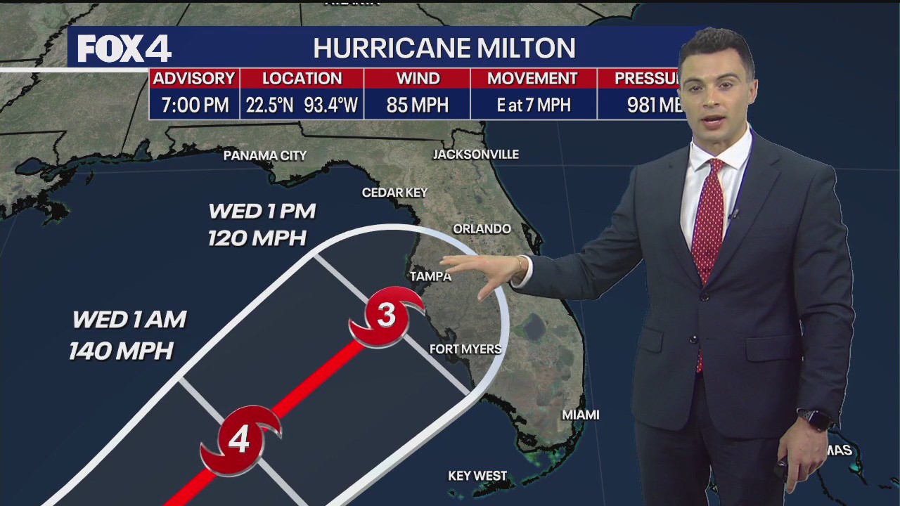 Hurricane Milton: Evacuation orders expected Monday
