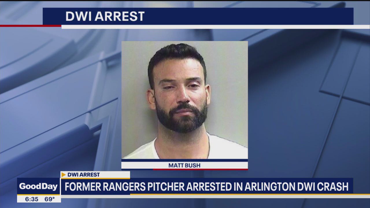 Former Texas Rangers pitcher arrested for DWI