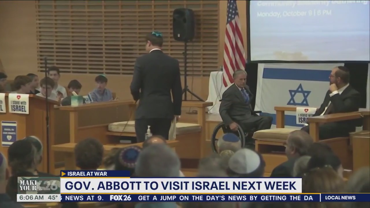 Texas governor to visit Israel