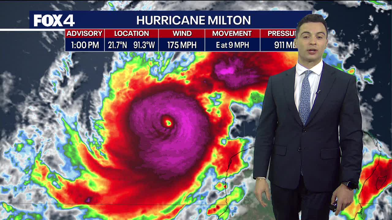 Hurricane Milton becomes Category 5 hurricane | FOX 4 Dallas-Fort Worth
