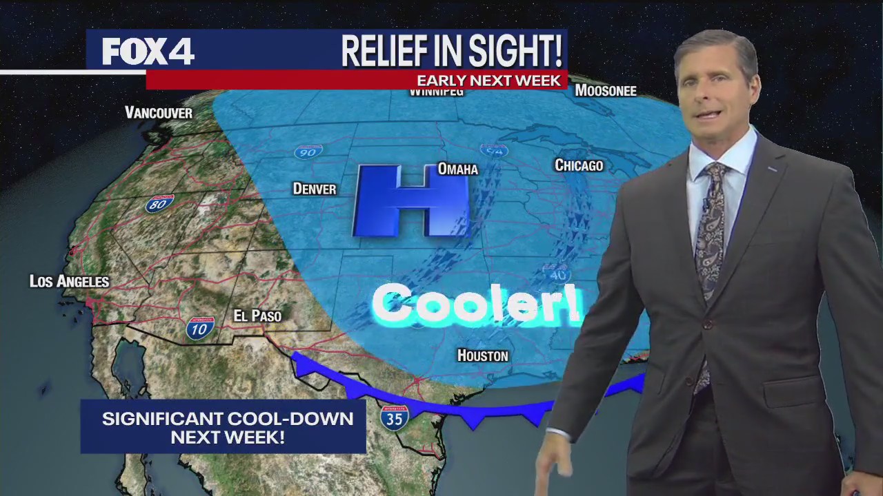 Dallas Weather: October 9 afternoon forecast