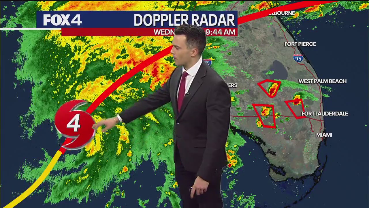 What time is Hurricane Milton going to hit Florida