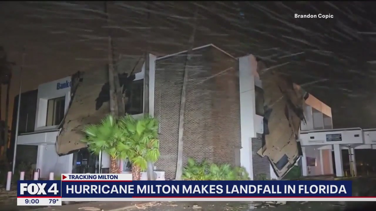 Hurricane Milton makes landfall in Florida