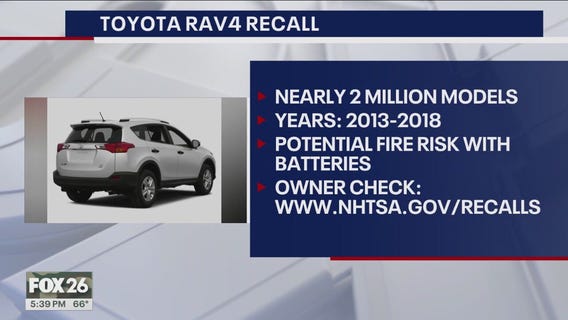 Toyota recalls nearly 2 million RAV-4 SUVs