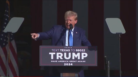 Former President Trump hosts Houston rally