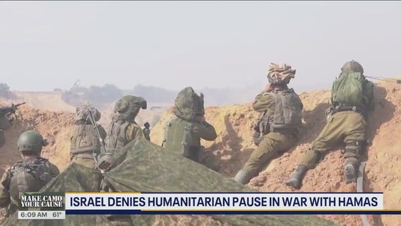 Israel denies calls for humanitarian pause in war with Hamas