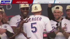 Texas Rangers shortstop throws some shade