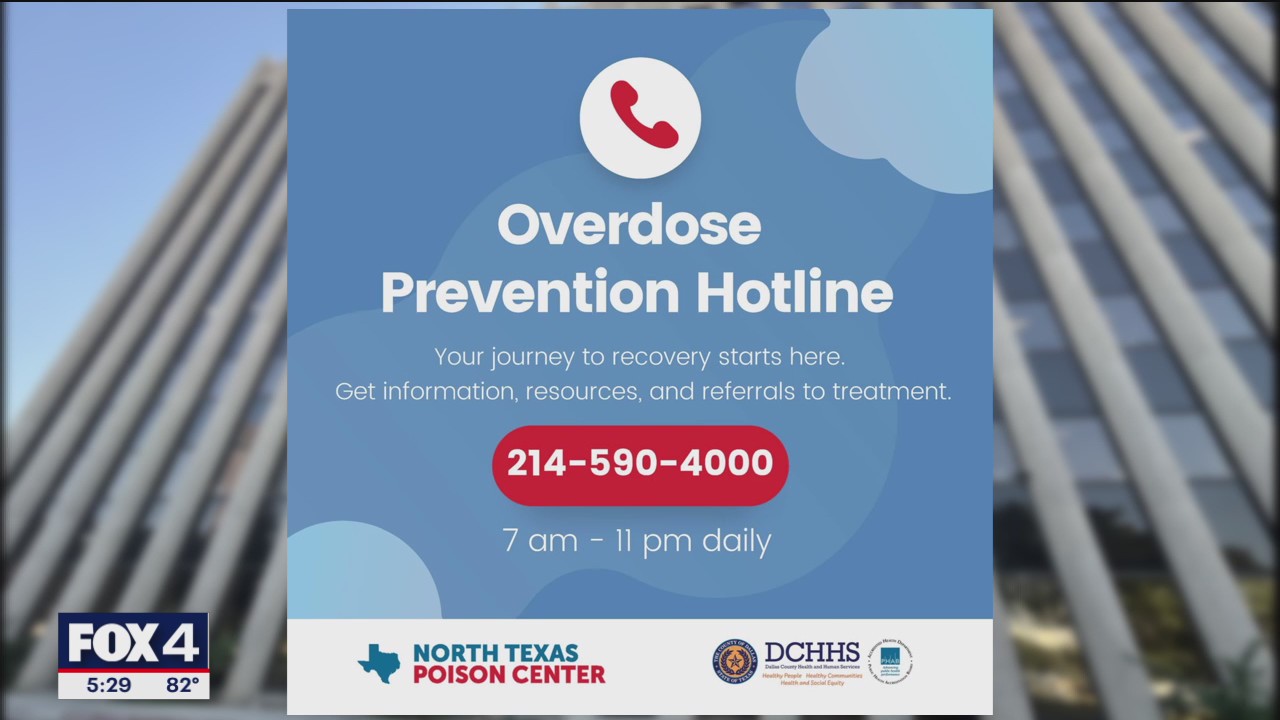 Dallas County launches overdose prevention hotline