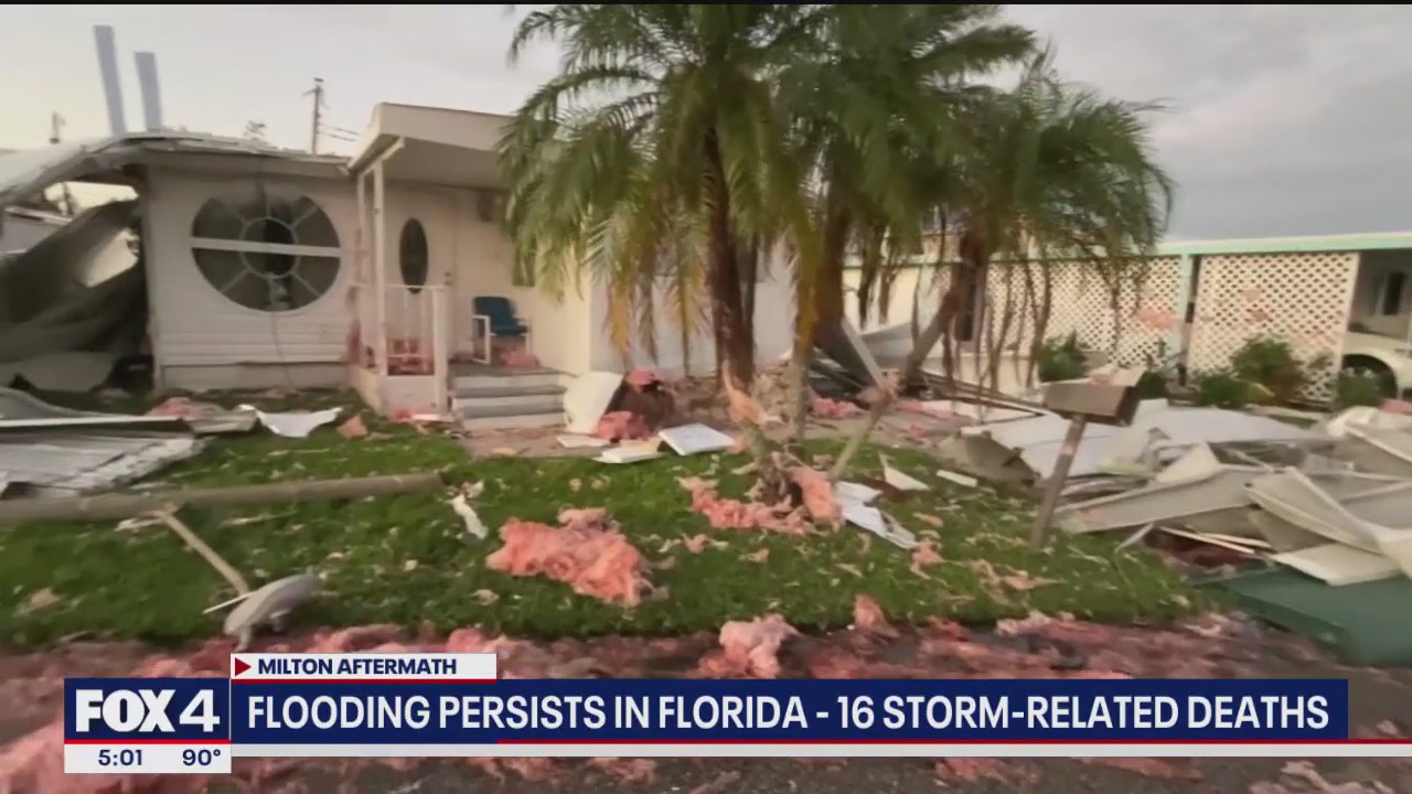 Hurricane Milton responsible for 16+ deaths