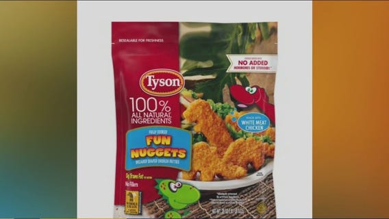 Tyson foods recalls 'Fun Nuggets' due to metal