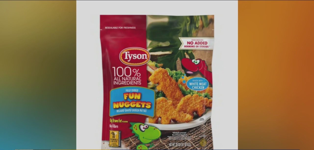 Tyson foods recalls 'Fun Nuggets' due to metal