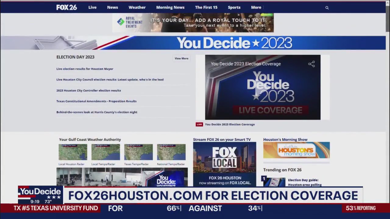 FOX26Houston.com election coverage