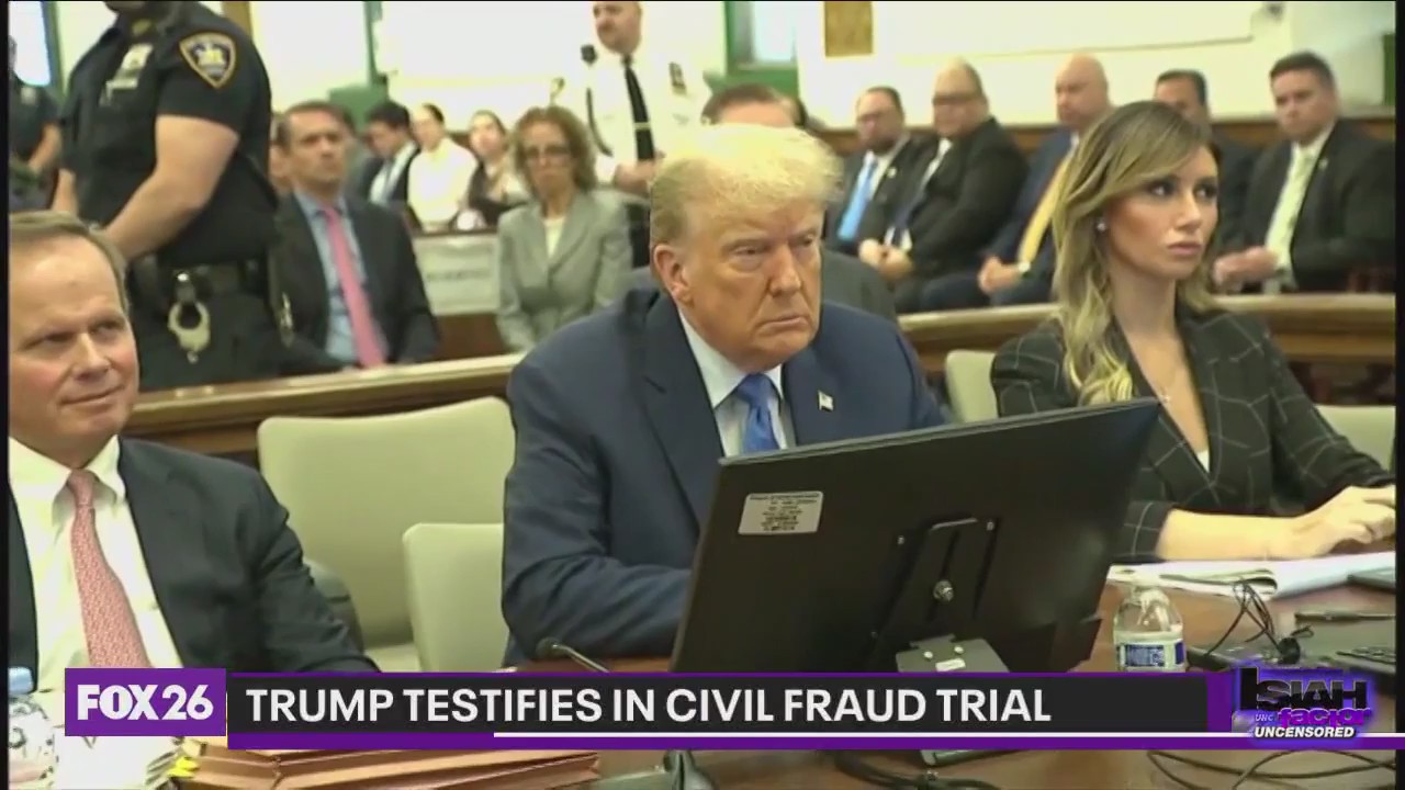 Former President Trump takes witness stand in civil fraud trial
