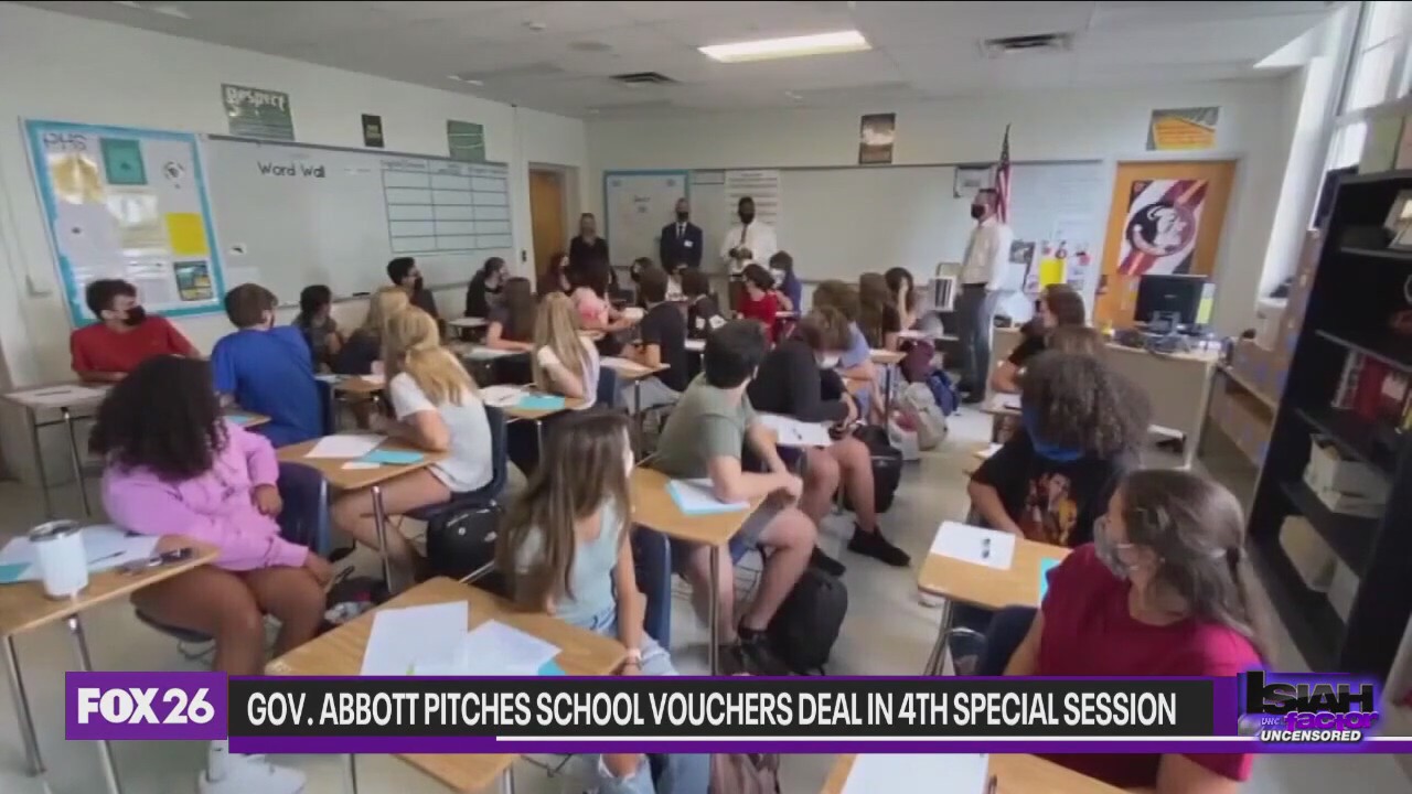 Gov. Greg Abbott pitches school vouchers deal in 4th special session
