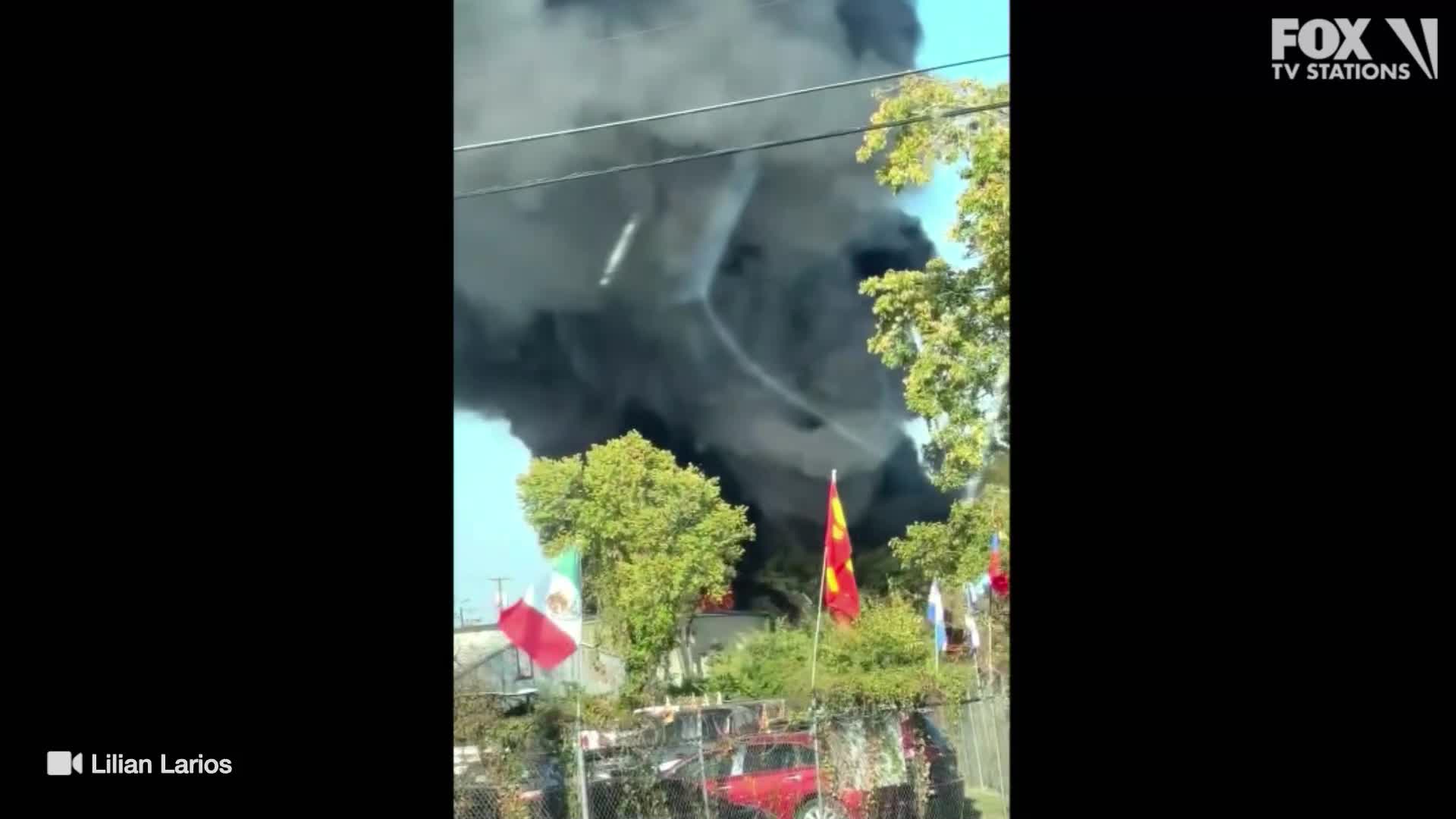 Northwest Dallas tire shop fire